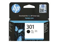 HP 301 - 3 ml - svart - original - blekkpatron - for HP DeskJet 1000, 1010, 1050 AiO, 1050A AiO, 1510 AiO, 2000, 2050 AiO, 2050A AiO, 2510 AiO, 2540 AiO, 3000, 3050 AiO, 3050A eAiO, 3510 eAiO series, HP ENVY 4500 eAiO, 5530 eAiO series, HP OfficeJet 2620 AiO, 4630 eAiO series CH561EE#BA3