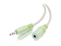 C2G - Lydforlengelseskabel - mini-phone stereo 3.5 mm hann til mini-phone stereo 3.5 mm hunn - 3 m - skjermet 80101