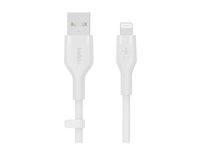 Belkin BoostCharge - Lightning-kabel - USB hann til Lightning hann - 2 m - hvit CAA008BT2MWH