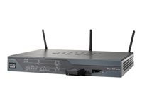 Cisco 881 Ethernet Security - Ruter 4-portssvitsj - oppusset C881-K9-RF