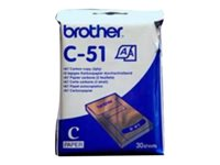 Brother C-51 - A7 (74 x 105 mm) 30 stk papirkassett - for m-PRINT MW-100, MW-120 C51