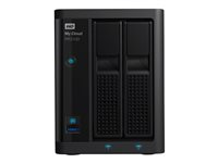 WD My Cloud PR2100 WDBBCL0040JBK - NAS-server - 2 brønner - 4 TB - HDD 2 TB x 2 - RAID RAID 0, 1, JBOD - RAM 4 GB - Gigabit Ethernet WDBBCL0040JBK-EESN