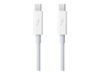 Apple - Thunderbolt-kabel - Mini DisplayPort (hann) til Mini DisplayPort (hann) - 50 cm - hvit MD862ZM/A