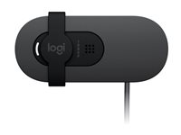 Logitech BRIO 100 - Nettkamera - farge - 2 MP - 1920 x 1080 - 720p, 1080p - lyd - USB 960-001585