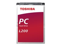 Toshiba L200 Laptop PC - Harddisk - 1 TB - intern - 2.5" - SATA 6Gb/s - 5400 rpm - buffer: 128 MB HDWL110UZSVA