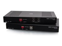 C2G HDMI HDBaseT + USB-B to A + RS232 Over Cat Extender Box TX to Box RX (18Gbps) 4K 60Hz up to 328ft - Video/lyd/USB/nettverksutvider - HDMI, HDBaseT - USB - opp til 100 m C2G30055