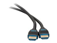 C2G 10ft 4K HDMI Cable with Ethernet - Premium Certified - High Speed 60Hz - HDMI-kabel med Ethernet - HDMI hann til HDMI hann - 3.05 m - skjermet - svart - 4K-støtte 50184