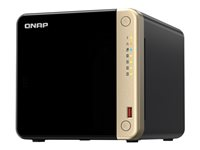 QNAP TS-464 - NAS-server - 4 brønner - 16 TB - SATA 6Gb/s - HDD 4 TB x 4 - RAID RAID 0, 1, 5, 6, 10, JBOD - RAM 8 GB - 2.5 Gigabit Ethernet - iSCSI støtte TS-464-8G+4XST4000VN006