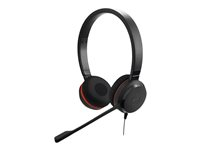 Jabra Evolve 20SE UC stereo - Hodesett - on-ear - kablet - USB-C, USB-A - lydisolerende - Alcatel-Lucent Certified, Avaya Certified, Certified for Microsoft Teams, Cisco Certified, Unify Certified 4999-829-469
