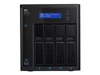 WD My Cloud PR4100 WDBNFA0560KBK - Pro Series - NAS-server - 4 brønner - 56 TB - HDD 14 TB x 4 - RAID RAID 0, 1, 5, 10, JBOD - RAM 4 GB - Gigabit Ethernet WDBNFA0560KBK-EESN