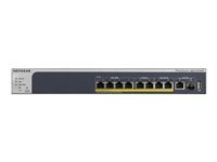 NETGEAR Smart MS510TXPP - Switch - L3 Lite - smart - 4 x 10/100/1000 (PoE+) + 2 x 100/1000/2.5G/5G (PoE+) + 2 x 100/1000/2.5G (PoE+) - stasjonær, rackmonterbar - PoE+ (180 W) MS510TXPP-100EUS