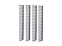 APC - Rackkabelstyringspanel - svart - 48U - TAA-samsvar (en pakke 4) - for P/N: NBPD0160A, NBWL0355A, SMX3000HV-BR, SMX3000LV2U-BR, SRT1000RMXLI, SRT1000RMXLI-NC AR7737