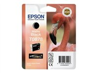 Epson T0878 - 11.4 ml - matt svart - original - blister - blekkpatron - for Stylus Photo R1900 C13T08784010