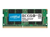 Crucial - DDR4 - modul - 8 GB - SO DIMM 260-pin - 3200 MHz / PC4-25600 - CL22 - 1.2 V - ikke-bufret - ikke-ECC CT8G4SFRA32A