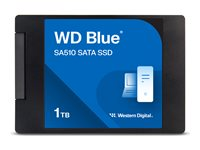 WD Blue SA510 WDS100T3B0A - SSD - 1 TB - intern - 2.5" - SATA 6Gb/s - blå WDS100T3B0A