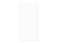 OtterBox Premium - Skjermbeskyttelse for mobiltelefon - antimikrobiell, for skjermmaskin - glass - blank - for Apple iPhone 15 Plus 77-93956