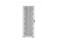 APC NetShelter SX Cabinet with Sides - Rack skap - hvit - 45U - TAA-samsvar - for P/N: SC500RM1U, SMTL3KRM2UCLNC, SMX1000CUS, SMX1500RM2UCUS, SRTL2K2RM1UWC, SRTL3KRM1UIC AR3355W