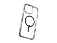 Zagg Santa Cruz Snap - Baksidedeksel for mobiltelefon - MagSafe-samsvar - grafen - svart, gjennomsiktig - for Apple iPhone 16 Pro Max 702315053