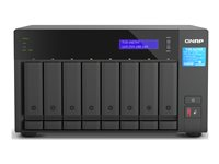 QNAP TVS-h874T - NAS-server - 8 brønner - SATA 6Gb/s - RAID RAID 0, 1, 5, 6, 10, 50, JBOD, 60 - RAM 32 GB - 2.5 Gigabit Ethernet - iSCSI støtte TVS-H874T-I7-32G