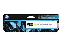 HP 980 - 86.5 ml - gul - original - blekkpatron - for Officejet Enterprise Color MFP X585; Officejet Enterprise Color Flow MFP X585 D8J09A