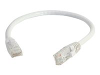 C2G Cat5e Booted Unshielded (UTP) Network Patch Cable - Koblingskabel - RJ-45 (hann) til RJ-45 (hann) - 2 m - UTP - CAT 5e - formstøpt, uten hindringer, flertrådet - hvit 83263