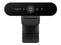Logitech BRIO STREAM - Direktestrømningskamera - farge - 4096 x 2160 - 1080p, 4K - lyd - USB 960-001194