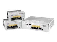 Cisco Catalyst Micro Switches CMICR-4PT - Switch - 4 x 10/100/1000 (PoE+) + 1 x 1000Base-T + 1 x kombo Gigabit + 2 x USB-C - stasjonær - PoE+ CMICR-4PT