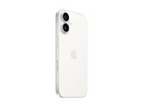 Apple iPhone 16 - 5G smartphone - dobbelt-SIM / Internminne 128 GB - OLED-display - 6.1" - 2556 x 1179 piksler - 2x bakkameraer 48 MP, 12 MP - front camera 12 MP - hvit MYE93QN/A