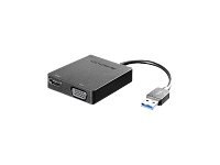 Lenovo Universal USB 3.0 to VGA/HDMI Adapter - Ekstern videoadapter - USB 3.0 - HDMI, VGA 4X90H20061