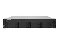 QNAP TS-832PXU-RP - NAS-server - 8 brønner - 32 TB - kan monteres i rack - SATA 6Gb/s - HDD 4 TB x 8 - RAID RAID 0, 1, 5, 6, 10, 50, JBOD, 60 - RAM 4 GB - 2.5 Gigabit Ethernet / 10 Gigabit Ethernet - iSCSI støtte - 2U TS-832PXU-RP-4G+8XST4000NE001