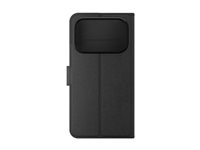 Zagg - Lommebok for mobiltelefon - folio - lær - svart - for Apple iPhone 17 Pro 702319257