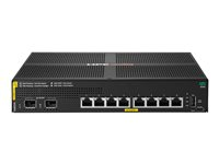 HPE Aruba Networking CX 6000 8p 10M/100M/1G Class4 PoE 2p SFP 1G 67W Switch - switch - 8 porter - Styrt - rackmonterbar S4R23A#ABB