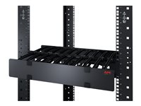 APC Cable Management - Rackkabelstyringspanel med deksel - svart - 3U - TAA-samsvar - for P/N: SMTL1000RMI2UC, SMX1000C, SMX1500RM2UC, SMX1500RM2UCNC, SMX750C, SMX750CNC AR8605