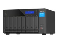 QNAP TVS-H874 - NAS-server - 8 brønner - SATA 6Gb/s - RAID RAID 0, 1, 5, 6, 10, 50, 60, RAID TP, TM - RAM 64 GB - 2.5 Gigabit Ethernet / 10 Gigabit Ethernet - iSCSI støtte TVS-H874X-I9-64G