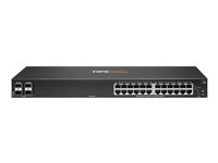 HPE Aruba Networking CX 6000 24p 10M/100M/1G 4p SFP 1G Switch - switch - 24 porter - Styrt - rackmonterbar R8N88B#ABB