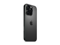 Apple iPhone 16 Pro - 5G smartphone - dobbelt-SIM / Internminne 1 TB - OLED-display - 6.3" - 2622 x 1206 piksler (120 Hz) - 3x bakkamera 48 MP, 48 MP, 12 MP - front camera 12 MP - svart titan MYNR3QN/A