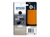 Epson 405XXL - 37.2 ml - XXL-størrelse - svart - original - blister - blekkpatron - for WorkForce WF-7830DTWF, WF-7835DTWF, WF-7840DTWF; WorkForce Pro WF-7840DTWF C13T02J14010