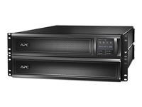 APC Smart-UPS X 2200 Rack/Tower LCD - UPS (rackmonterbar/ekstern) - AC 208/230 V - 1980 watt - 2200 VA - enkeltfase - RS-232, USB - utgangskontakter: 11 - 2U - svart SMX2200RMHV2U