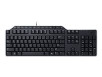 Dell KB-522 Wired Business Multimedia - Tastatur - USB - QWERTY - Svensk/finsk - svart DELL-580-17682