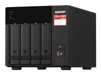 QNAP TS-473A - NAS-server - 4 brønner - 32 TB - SATA 6Gb/s - HDD 8 TB x 4 - RAID RAID 0, 1, 5, 6, 10, JBOD - RAM 8 GB - 2.5 Gigabit Ethernet - iSCSI støtte TS-473A-8G + ST8000VN004