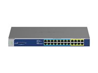 NETGEAR GS524UP - Switch - ikke-styrt - 8 x 10/100/1000 (PoE+) + 16 x 10/100/1000 (PoE++) - stasjonær, rackmonterbar - PoE++ (480 W) - AC 100 - 230 V GS524UP-100EUS