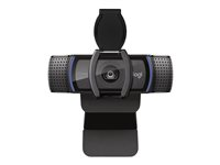 Logitech HD Pro Webcam C920S - Nettkamera - farge - 1920 x 1080 - lyd - USB 960-001252