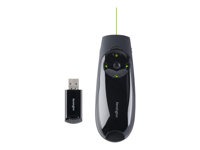 Kensington Presenter Expert Green Laser with Cursor Control - Presentasjonsfjernstyring - RF - svart K72426EU