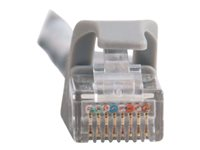 C2G Cat6 Booted Unshielded (UTP) Network Patch Cable - Koblingskabel - RJ-45 (hann) til RJ-45 (hann) - 100 m - UTP - CAT 6 - formstøpt, uten hindringer, flertrådet - grå 83377