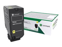 Lexmark - Høy ytelse - gul - original - tonerpatron LCCP, LRP - for Lexmark CX725de, CX725dhe, CX725dthe 84C2HY0