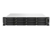 QNAP TS-H1887XU-RP - NAS-server - 18 brønner - kan monteres i rack - SATA 6Gb/s - RAID RAID 0, 1, 5, 6, 10, 50, JBOD, 60 - RAM 16 GB - 2.5 Gigabit Ethernet / 10 Gigabit Ethernet - iSCSI støtte - 2U TS-H1887XU-RP-E2334-16G