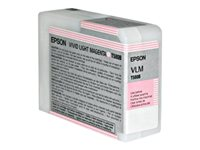 Epson - 80 ml - livlig lys magenta - original - blekkpatron - for Stylus Pro 3880, Pro 3880 Mirage Edition, Pro 3880 Signature Worthy Edition C13T580B00