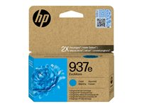 HP 937e EvoMore - Cyan - original - blekkpatron - for Officejet Pro 9110b 4S6W6NE#CE1