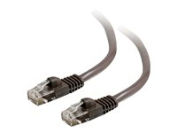 C2G Cat5e Booted Unshielded (UTP) Network Patch Cable - Koblingskabel - RJ-45 (hann) til RJ-45 (hann) - 3 m - UTP - CAT 5e - formstøpt, uten hindringer, flertrådet - brun 83676