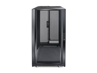 APC NetShelter SX - Rack - svart - 24U - 19" - TAA-samsvar - for P/N: SCL500RM1UNC, SMTL750RM2UC, SMX1000CUS, SMX1500RM2UCNCUS, SMX3000HVTUS, SMX750C AR3104